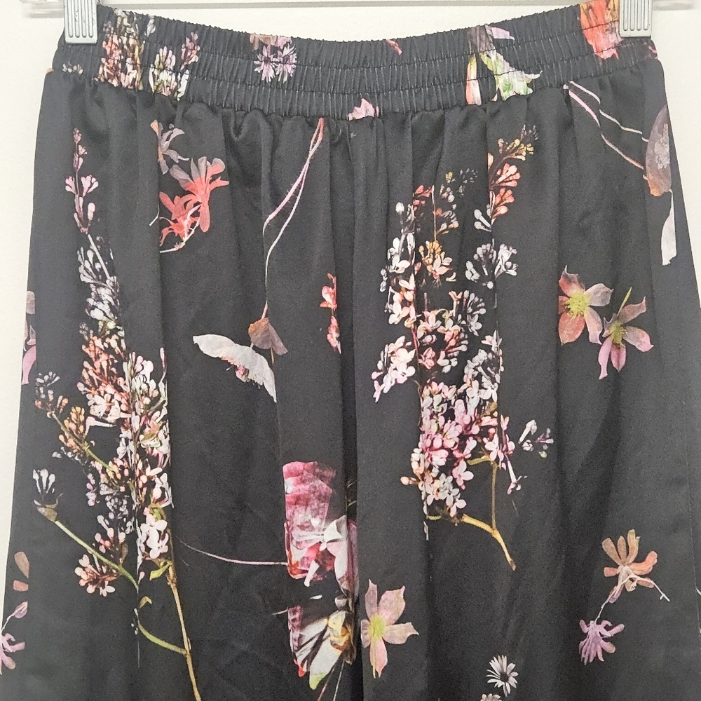 03 VICTORIA SECRET FLORAL WIDE LEG PANTS WOMEN'S SIZE XS - Picture 9 of 10